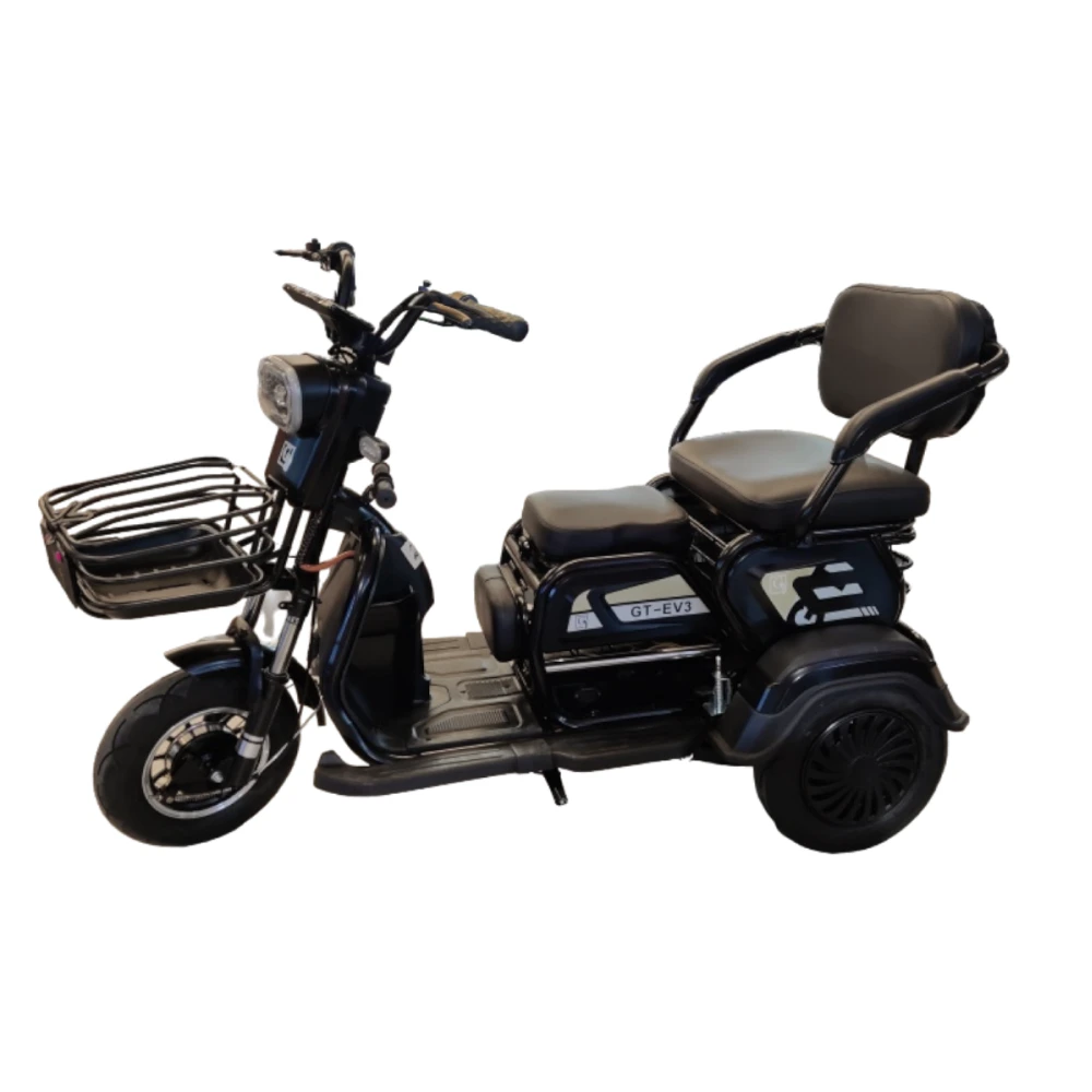 Электротрицикл GT-EV3 (Черный)