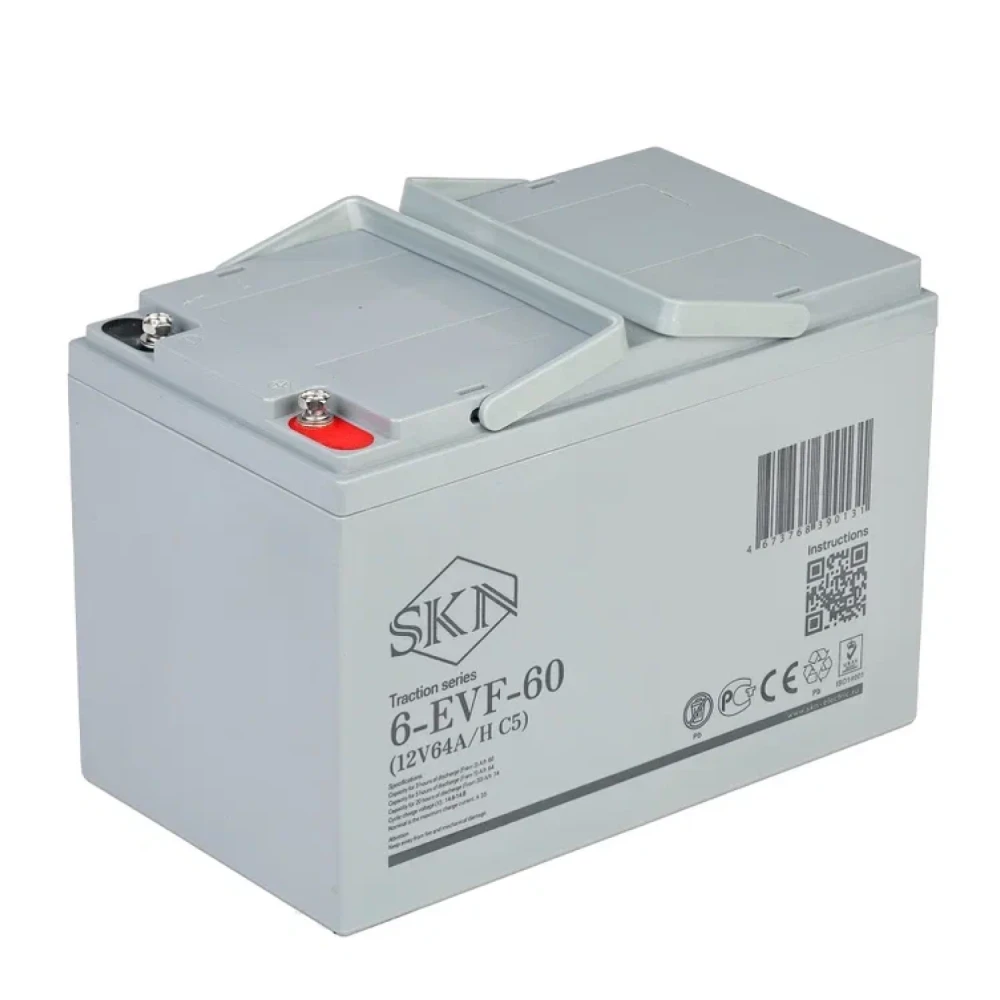 Тяговый аккумулятор Rutrike SKN 6-EVF-60 (12V64A/H C5)