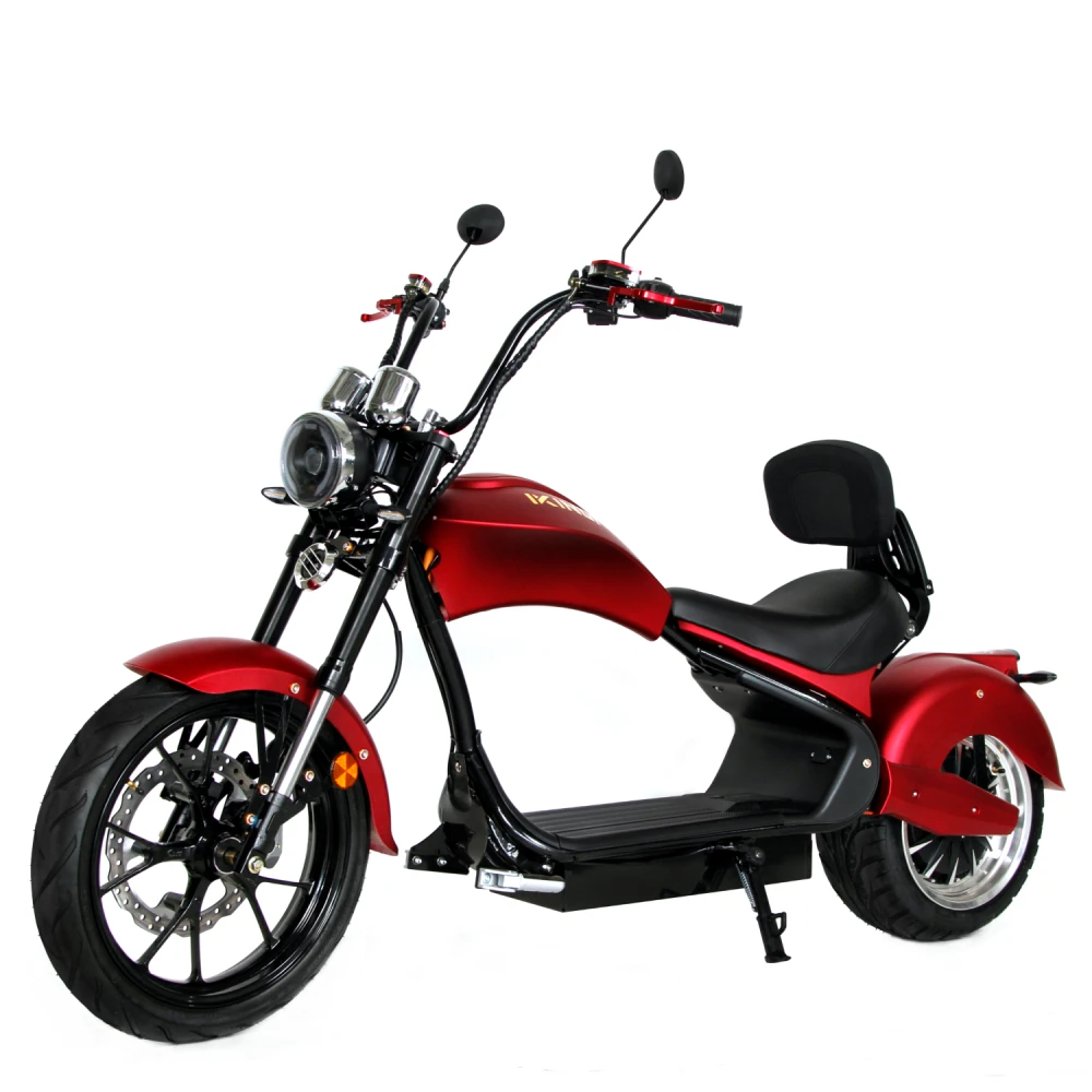 Электроскутер IKINGI Chopper Красный