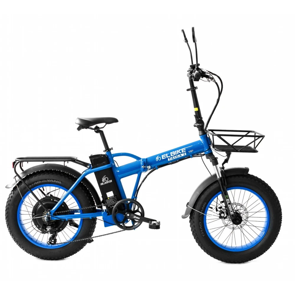 Электровелосипед Elbike Taiga 2 Vip черно-синий