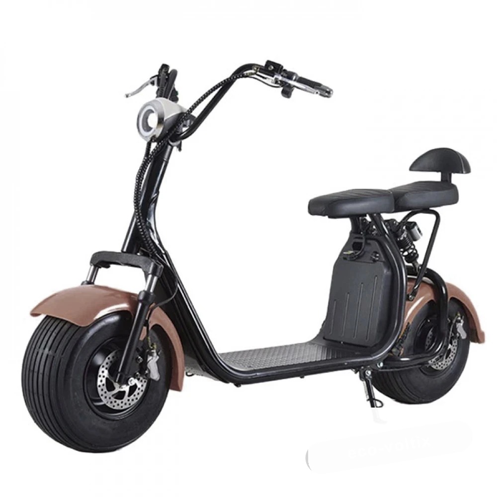 Электроскутер Citycoco GT X7 (2000W) Коричневый