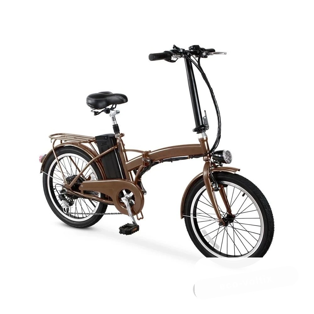 Электровелосипед Unimoto ONE коричневый