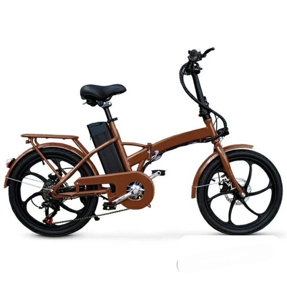 Электровелосипед Unimoto ZERO коричневый