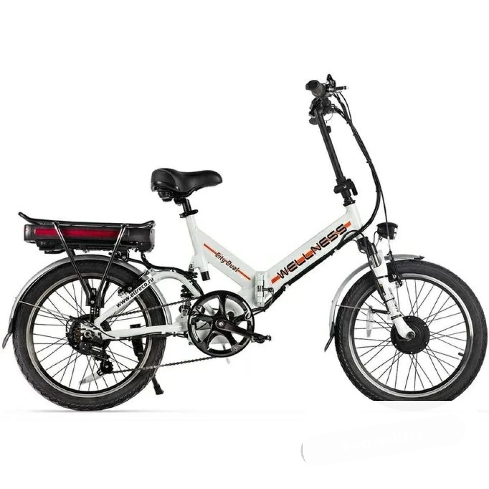 Электровелосипед Wellness CITY DUAL 700W белый