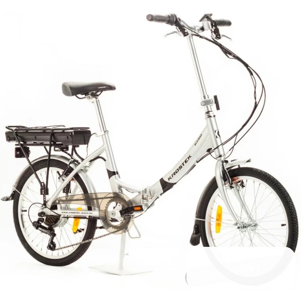 Электровелосипед KROSTEK ECO 2001 Cеребристый